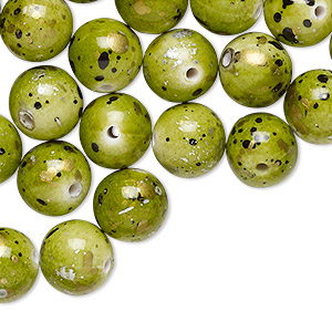 Bead, acrylic, green, 20mm faceted round. Sold per 100-gram pkg,  approximately 20 beads. - Fire Mountain Gems and Beads