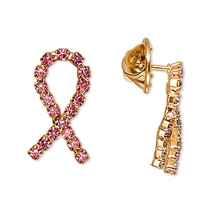 Breast Cancer Awareness Pink Ribbon Jewelry Lapel Pin - Pink Ribbon Metal  Lapel Pin - Pink Awareness Brass Lapel Pin