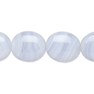 Beads Grade B Blue Lace Agate