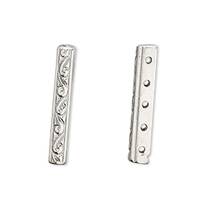 Spacer Bars Sterling Silver Silver Colored