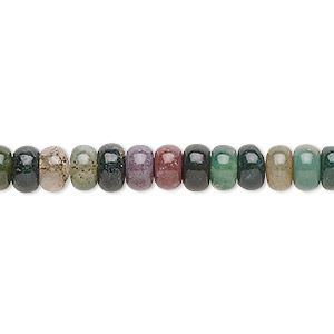 Bead, fancy jasper (natural), 6x3.5mm rondelle, B grade, Mohs hardness 6-1/2 to 7. Sold per 15-1/2&quot; to 16&quot; strand.