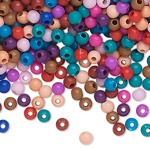 Beads Acrylic Mixed Colors