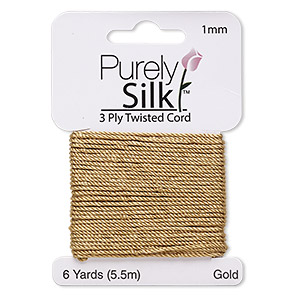 Cord Silk Gold Colored