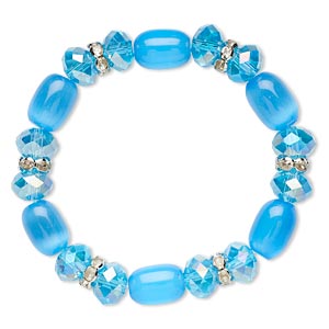 Stretch Bracelets Blues Everyday Jewelry
