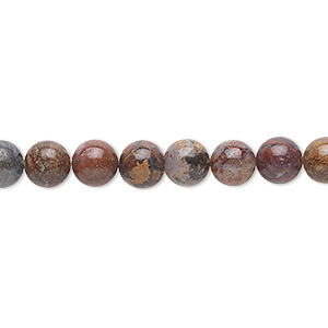 Bead, pietersite (natural), 6mm round, B grade, Mohs hardness 6-1/2 to 7. Sold per 15-1/2&quot; to 16&quot; strand.