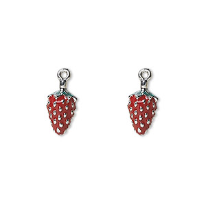 Charms Enameled Metals Reds