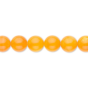 Beads Mother-Of-Pearl Oranges / Peaches