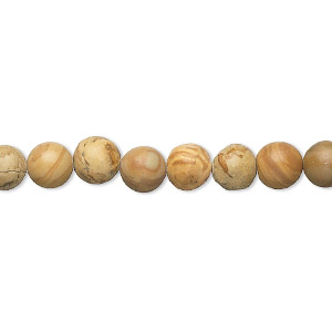 Bead, tigerskin &quot;jasper&quot; (limestone) (natural), 4-6mm round, D grade, Mohs hardness 4 to 5. Sold per 15&quot; to 16&quot; strand.