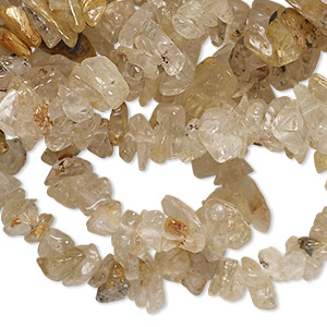 Beads Grade D Golden Rutilated Quartz