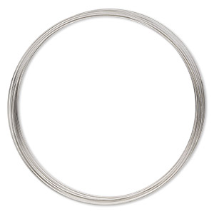 Memory Wire Imitation rhodium-plated Silver Colored