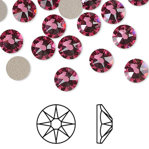 Flat-Back Crystal Pinks