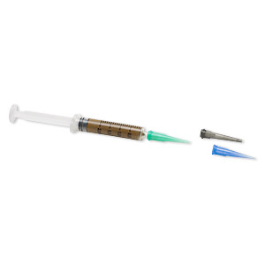 Prometheus&reg; bronze clay, rapid and low fire, includes 3 tips. Sold per 10-gram syringe.