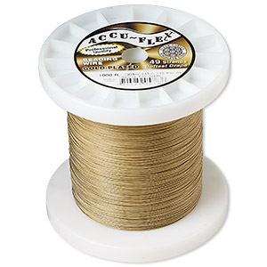 Beading Wire Gold Plated/Finished Gold Colored