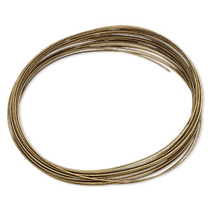 Brass Antique Finish Wire Cuff Bracelet