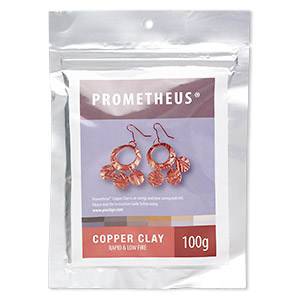 Prometheus&reg; copper clay, rapid and low fire. Sold per 100-gram pkg.