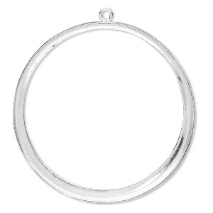 Focal, fine silver, 39mm round with open back and 38mm round setting. Sold individually.
