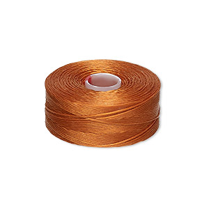 C-Lon Size D Beading Thread - 1 Bobbin - Orange