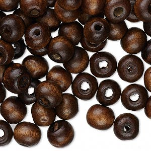 Beads Chinese Boxwood Browns / Tans