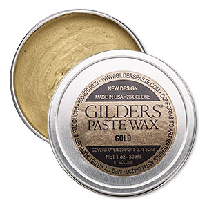 Wax paste, Gilders Paste®, canary yellow. Sold per 1-ounce canister. - Fire  Mountain Gems and Beads