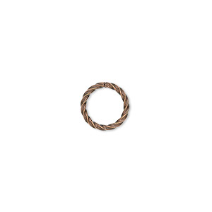 Open Jump Rings Copper Plated/Finished Copper Colored