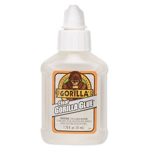 Adhesive, GORILLA&#153; Glue, clear. Sold per 1.75-fluid ounce bottle.