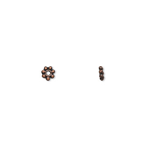 Spacer Beads Copper Plated/Finished Copper Colored