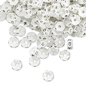 plastic rondelle beads