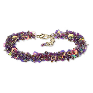Other Bracelet Styles Purples / Lavenders Everyday Jewelry