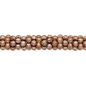 Bead, antiqued copper, 7x3mm flower. Sold per 50-gram pkg, approximately 75-85 beads.