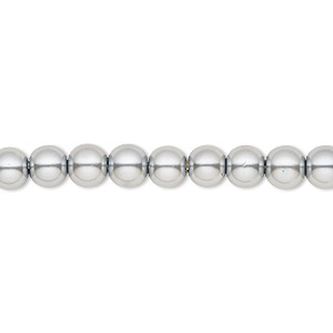 Beads Hemalyke Silver Colored