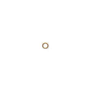 Soldered Closed Jump Rings Karat Gold Gold Colored