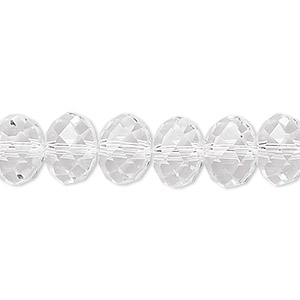 Transparent Clear AB #BZ03-74 145pcs Frosted Crystal Glass Faceted Rondelle Tiny beads 2x3mm