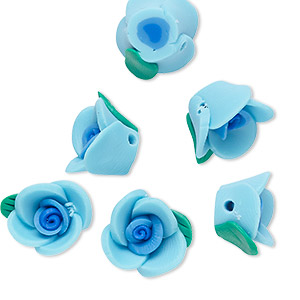 Beads Polymer Clay Blues
