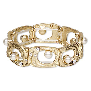 Stretch Bracelets Gold Colored Everyday Jewelry