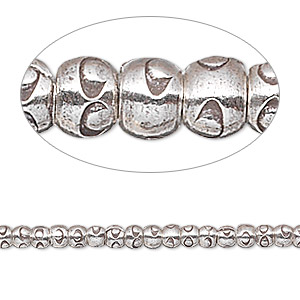 Spacer Beads Fine Silver Silver Colored