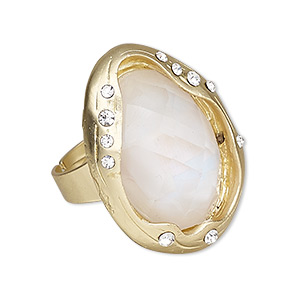 Finger Rings Mother-Of-Pearl Multi-colored