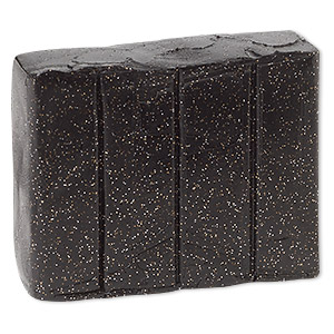 Bench block, steel, 4 x 4 x 1-inch square with 1/2 inch half-round groove.  Sold individually. - Fire Mountain Gems and Beads