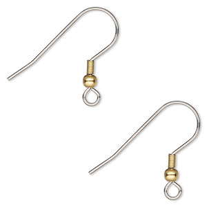 Earring Hooks) - 200pcs Stainless Steel Ball and Coil Earring Hooks  Findings Ear Wires Fish Hook Earrings Hoops Ear Wire for DIY Jewellery  Making : : Home