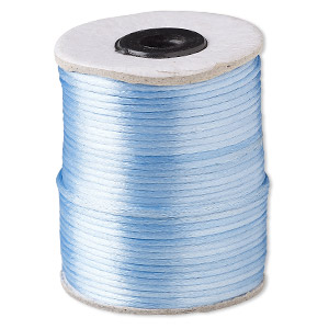 Satin cord 2 mm N. 167 Blue