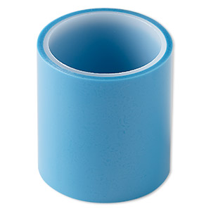 Resin tape, PET, blue, 2 wide. Sold per 5-meter roll. - Fire Mountain Gems  and Beads