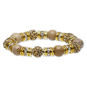 Stretch Bracelets Gold Colored Everyday Jewelry
