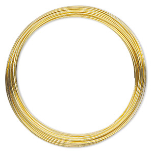 Memory Wire Gold Plated/Finished Gold Colored