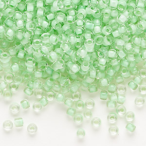 Seed Beads Glass Greens