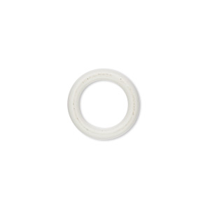 Soldered Closed Jump Rings Rubber Whites