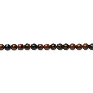 Beads Grade B Mahogany Obsidian