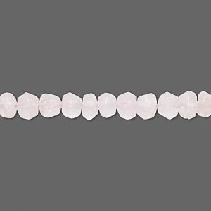 Bead, rose quartz (natural / dyed), 5x3mm-7x6mm hand-cut faceted rondelle, C- grade, Mohs hardness 7. Sold per 13-inch strand.