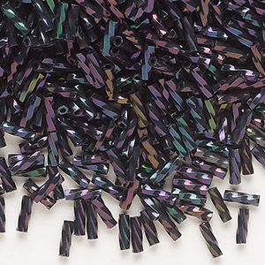 Bugle Beads Glass Purples / Lavenders