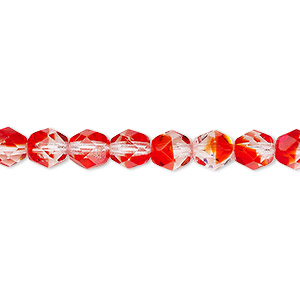Czech Fire-Polished Glass Reds