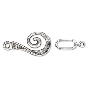 Hook and Eye Silver Plated/Finished Silver Colored