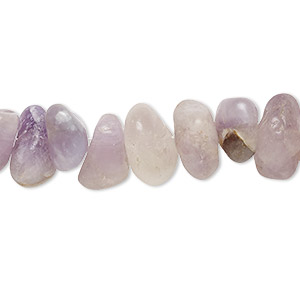 Bead, amethyst (natural), extra-large chip, Mohs hardness 7. Sold per 15-1/2&quot; to 16&quot; strand.